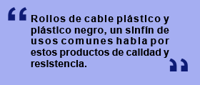 plastico negro